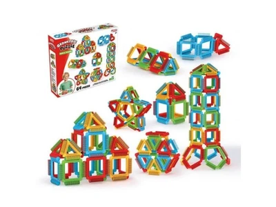 Конструктор-пазлы Фигуры, Dede (03895), 64 деталей