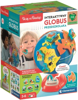 Zabawka interaktywna Clementoni Globus przedszkolaka (wersja polska) (8005125507573)