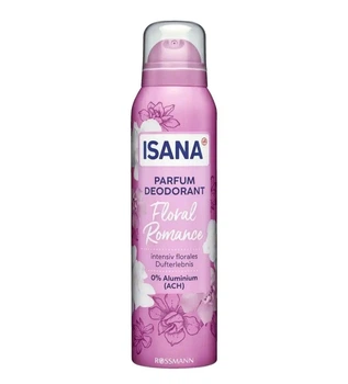 Парфумований дезодорант-спрей Isana Floral Romance, 150 мл