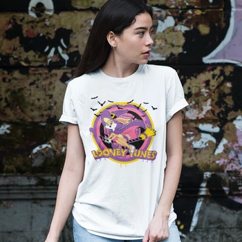 Футболка Looney Tunes (Lola Bunny Witch wht) XS білий