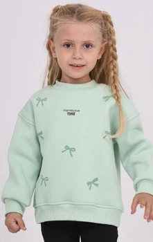 Свитшот на флисе Toontoy Мятный 98 см 24911 (566576)