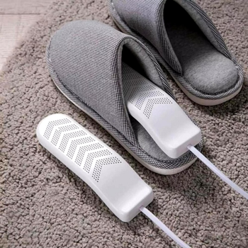 Компактная USB-сушилка для обуви 170 Вт 30x50 см с таймером дезодорацией белый пластик