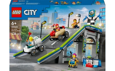 Конструктор Lego City Никаких ограничений: Автодром для гоночных автомобилей, 436 деталей 60460