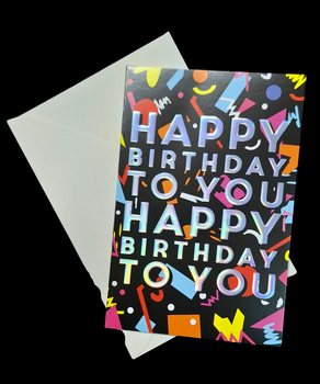 Листівка з конвертом "Birthday party" 15*10см (8708-005-3)
