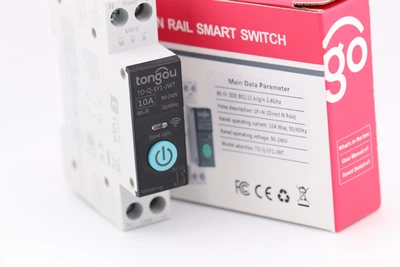 Розумний WiFi автомат Tongou TO-Q-SY1-JW 10A з моніторингом енергоспоживання Tuya