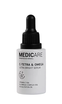 Осветляющая липосомальная сыворотка с 15% витамином C Medicare Professional C-Tetra & Omega Ultra Bright Serum 30 мл