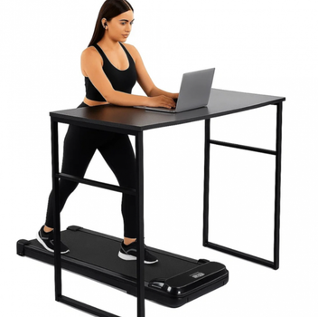 Бігова доріжка до 120 кг, 1100 Вт, 6 км/рік тиха, компактна Treadmill XM-U1 для дому, квартири чи офісу