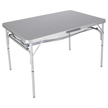 Стіл складаний Bo-Camp Premium 118x78 см, алюмінієвий каркас, до 25 кг, Grey (1404423)