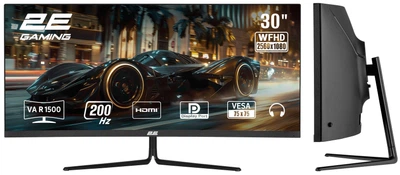Монитор GAMING 30" G3024B 2xHDMI, DP, Audio, VA, 2560x1080, 21:9, 200Hz, 1ms, CURVED, FreeSync 2E (teh0014243)