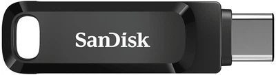 Накопичувач 64GB USB 3.1 Type-A + Type-C Ultra Dual Drive Go Чорний SanDisk (teh0013409)