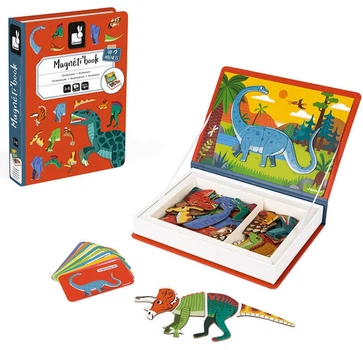Магнітна книга Janod Динозаври 50ел (639563)