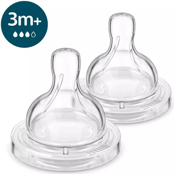 Соска Anti-Colic 3мес+, силиконовая, средний поток, 2шт AVENT (det0017733)