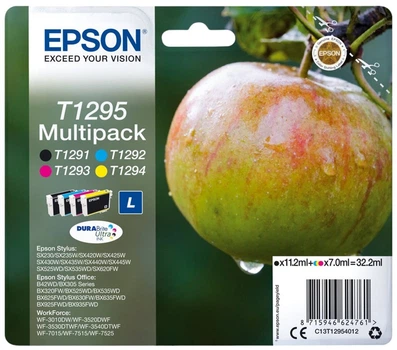 Zestaw tuszy Epson T1295 Multipack Cyan/Magenta/Yellow/Black (8715946624761) (955555914913981) - Outlet