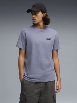 Футболка хлопковая длинная мужская Puma Essentials Foundation 68253565 M Gray Sky (4069161736810)