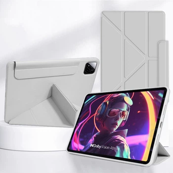 Чехол Leather Y-type Lenovo Idea Tab Plus 12.1" (2025) / Tab K12 TB361FU, TB361ZU Серый