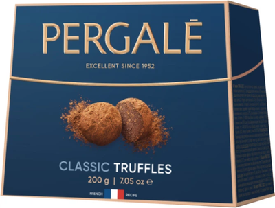 Конфеты Pergale Classic Truffles шоколадные трюфели с какао 200 г