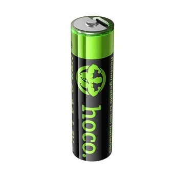 Аккумуляторная батарейка HOCO JA3 AA 1.5V 860mAh с портом USB-C для зарядки 2шт/уп (24403)