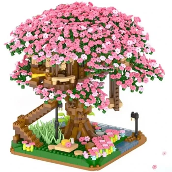 Конструктор Cherry Blossoms 609 "Вишневое дерево Бонсай" на 2138 деталей