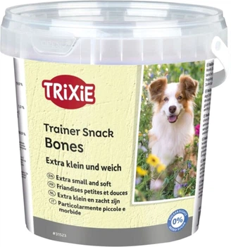 Ласощі для собак Trixie Mini Bones Відро пластик 500 г (4011905315232)