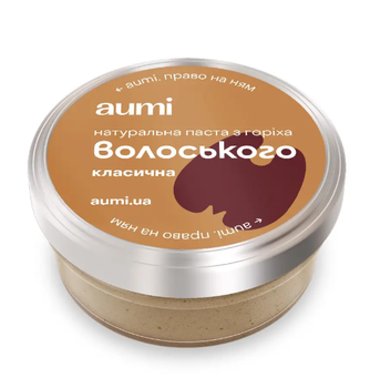 Паста из грецкого ореха классическая 50 г ТМ Aumi