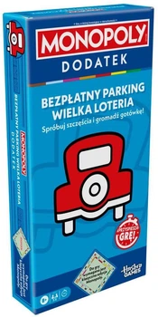 Dodatek do gry planszowej Hasbro Monopoly: Bezpłatny parking Wielka loteria G0718120 (5010996304353)