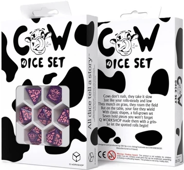 Набір кубиків для гри Q Workshop Корова RaMoona (5907699498307)