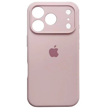 Чохол Fiji Silicone Case Full Camera для Apple iPhone 17 Pro Max бампер накладка із захистом камери Pink Sand