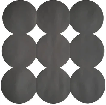 Килимок для душу Gedy Giotto Non Slip 55×55 см Сірий (8003341291733)