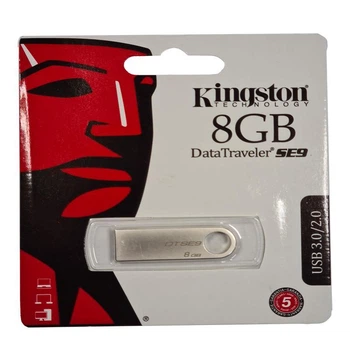 Флеш пам `ять 8Gb Kingston DT SE9 metal (57023)