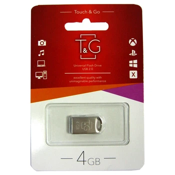 Флеш память 4Gb T&G 105 Metal (54886)