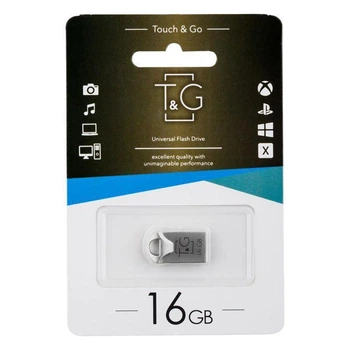 Флеш пам'ять 16Gb T&G 106 metal (59156)