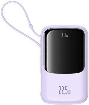 Powerbank Baseus Qpow Pro+ USB-C 10000 mAh 22.5 W Violet (P10155702511-00)