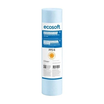 Картридж из вспененного полипропилена с бактериостатическим эффектом Ecosoft 2,5"x10" 5 мкм (CPV25105BECO)