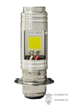 Лампа фары диодная P15D‑25‑3 12V 35/35W 3 лепестка, 2 кристалла #3