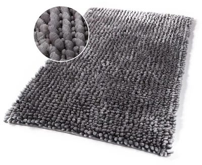 Dywanik łazienkowy Domoletti 50×80 cm Srebrny MA3488E (4772013117360)