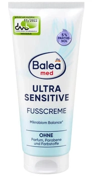 Крем для ніг Balea Ultra Sensitive пантенол гліцерин та алантоїн 100мл 4066447440010