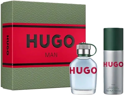 Zestaw męski Hugo Boss Hugo Man Woda toaletowa 75 ml + Dezodorant w sprayu 150 ml (3616305265272)