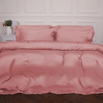 Постельное белье MirSon Tencel №02 Pink 175х210 двуспальный (2200009368585) MirSon 2200009368585 897511