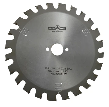 Диск пильний PROFITOOL - 165х2, 8х1, 8х20 мм Z = 24, S-WZ (Super-ATB) (2116503)
