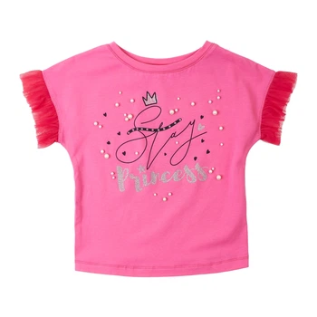 Дитяча футболка для дівчинки ЛяЛя 3СК160_2-343 122 см Фуксія (ROZ6400185186)