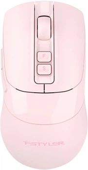 Мышь A4Tech Fstyler FB50C Plus Wireless/Bluetooth Pink (4711421002882)