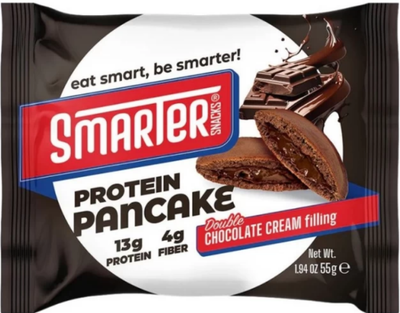 Протеїновий какао-панкейк Smarter Snacks Protein Cocoa Pancake 55 г Подвійний шоколад (8684041306431)