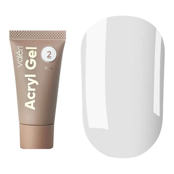 Акригель Acryl Gel Valeri 02 прозрачный, 15 мл