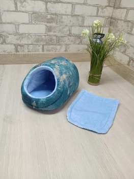 Будинок для морських свинок, шиншил, гризунів Animals_joy Норка S 18*24 см (140)