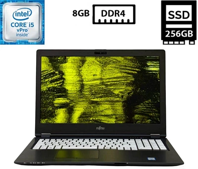 Ноутбук Fujitsu LifeBook U757 15.6" IPS 1920x1080 Core i5-6200U 2.30GHz 8GB DDR4 SSD 256GB HD Graphics 520 Камера (FU757R8S256A) Б/У