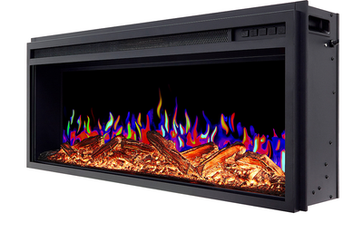 Электрический камин ArtiFlame для дома 3D с эффектом реального огня черный декоративный электрокамин искусственный обогреватель визуальное пламя