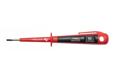 Тестер напряжения Hogert SL3 100-500 В длина 150 мм для электриков (HT1S981)