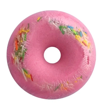 Шипуча пінна бомбочка для ванни з ароматом барбарису Milky Dream Donut "Almond & Barberry", 140 г