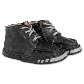 Детские анатомические barefoot демисезонные ботинки Magical Shoes Manul Black 29