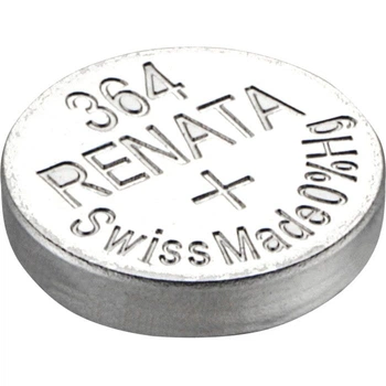 Батарейка часовая Renata 364, V364, D364, SR621SW, SR60, 602